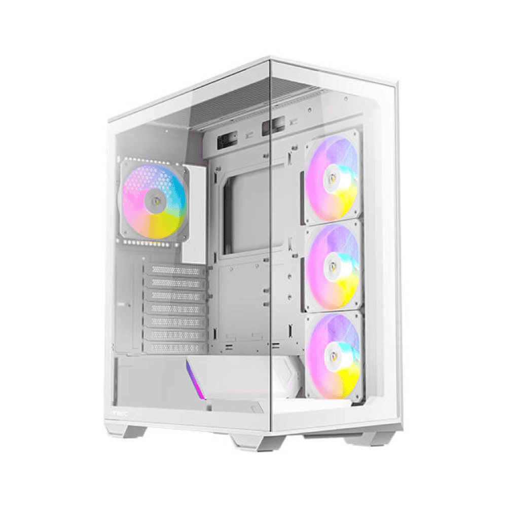 CAJA ANTEC C3 VIDRIO TEMPLADO + 4 ARGB BLANCO