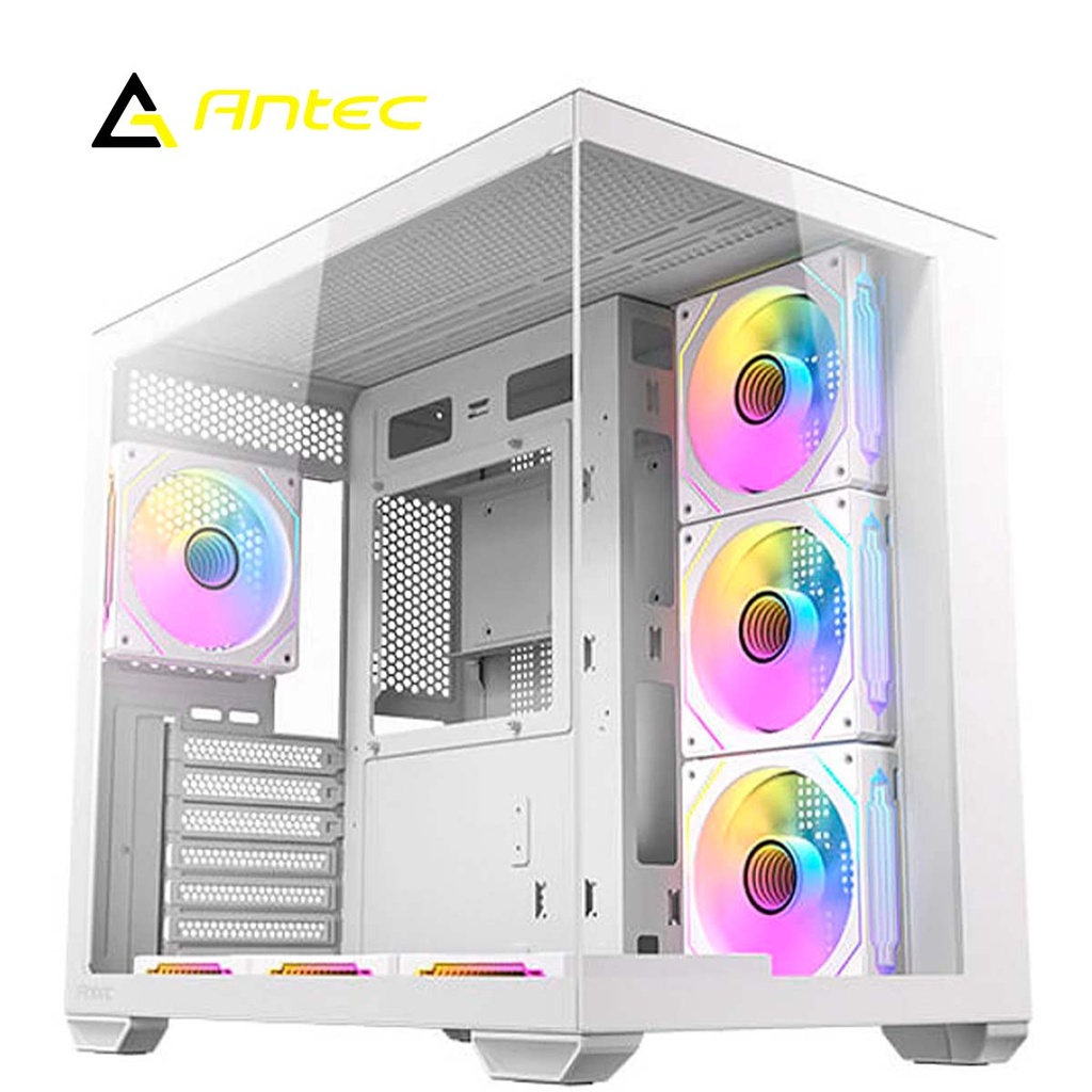 CAJA ANTEC CX ESPEJO VIDRIO TEMPLADO + 7 ARGB BLANCO