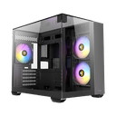 CAJA ANTEC CX600M TRIO VID. TEMP + 3 ARGB NEGRO