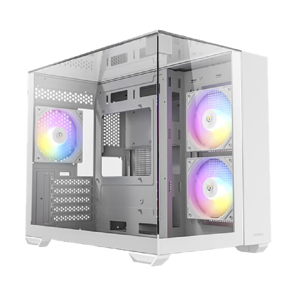 CAJA ANTEC CX600M TRIO VID. TEMP. + 3 ARGB BLANCO