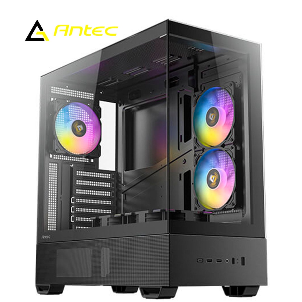 CAJA ANTEC CX705 VIDRIO TEMPLADO + 5 ARGB