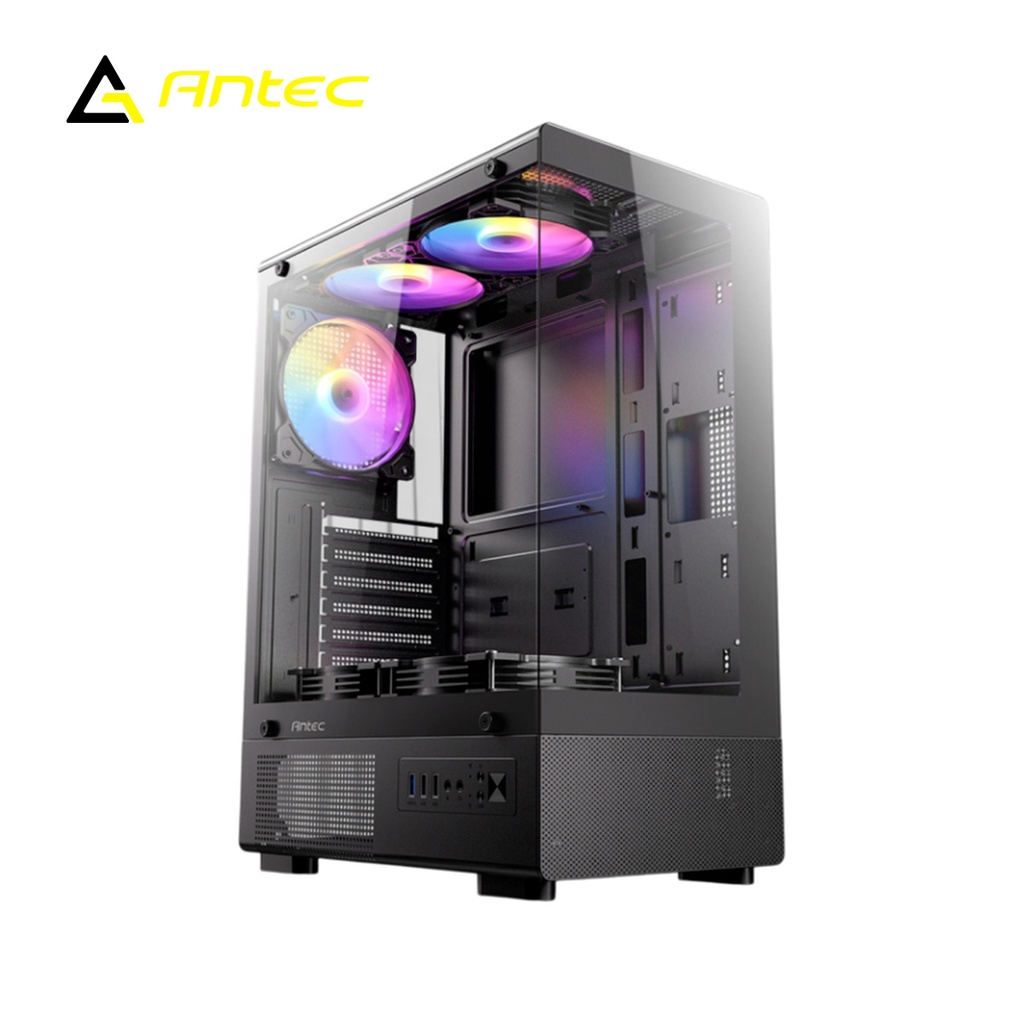 CAJA ANTEC VCX300 VIDRIO TEMPLADO + 5 ARGB