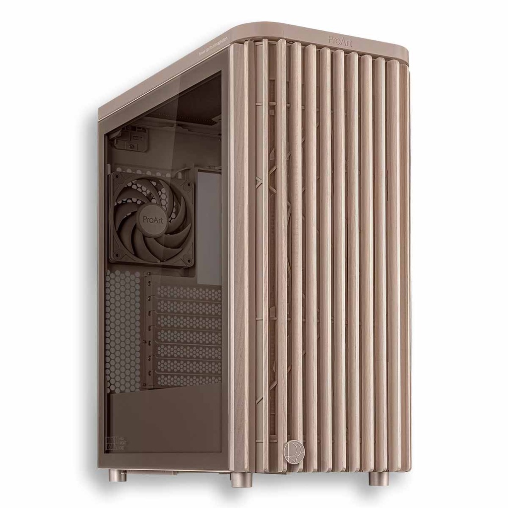 CAJA ASUS PROART PA401 WOOD ED BEIGE V.T+3 FAN NO RGB