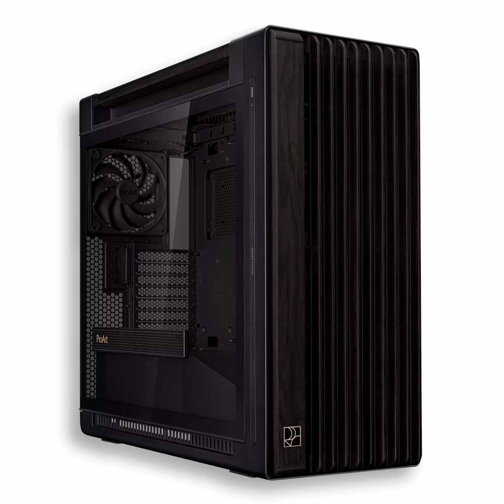 [SPE-16597] CAJA ASUS PROART PA602 WOOD ED BLACK V.T+3 FAN NO RGB