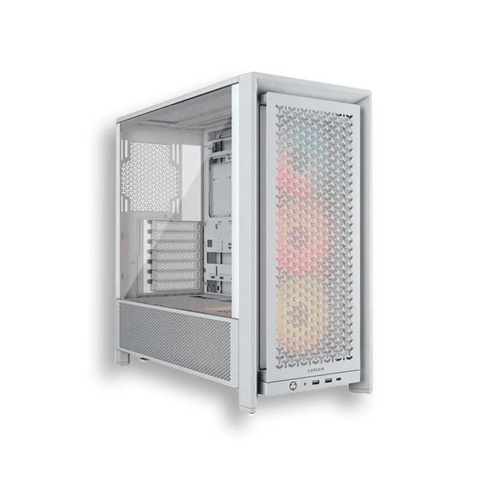 CAJA CORSAIR 4000D FRAME RS V.T. + 3 ARGB BLANCA