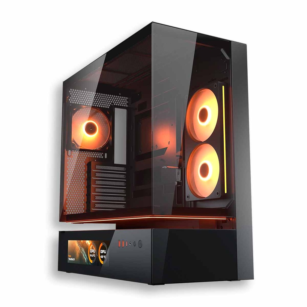 CAJA COUGAR CFV235 VISION V.T.+ 3 ARGB NEGRO