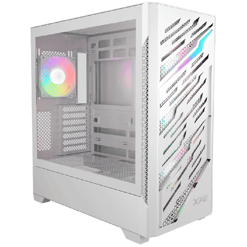 CAJA XPG STARKER AIR BTF VID. TEMP. + 4 ARGB BLANCO