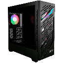 CAJA XPG STARKER AIR BTF VID. TEMP. + 4 ARGB NEGRO