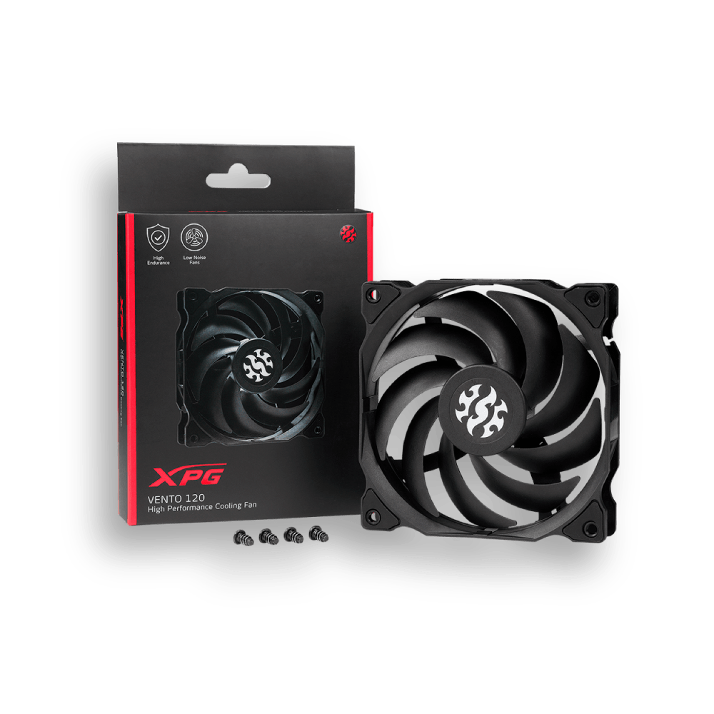 [SPE-26060] VENTILADOR XPG VENTO 120 NO RGB NEGRO