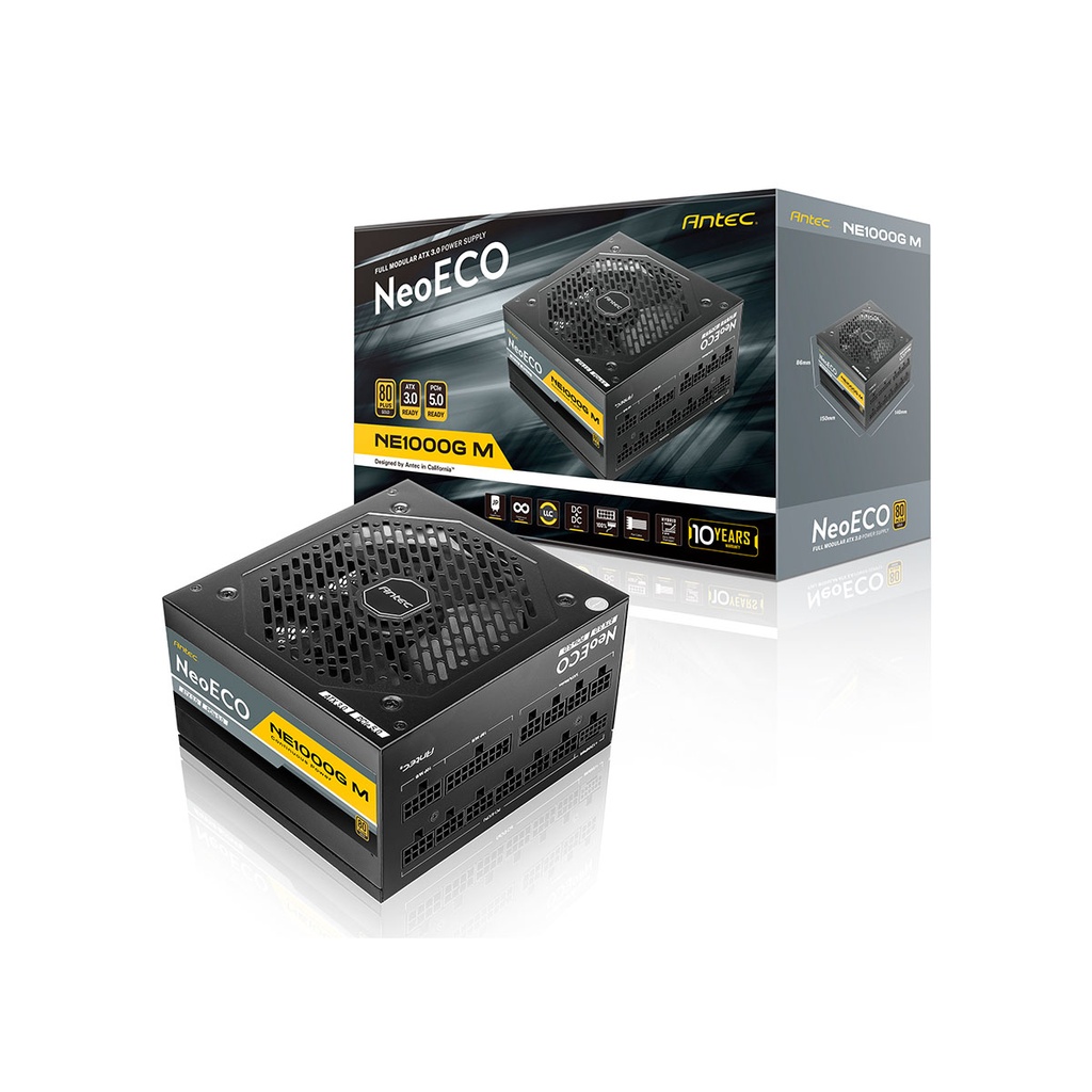 [SPE-14262] FUENTE ANTEC NE1000G M NeoECO 80P GOLD FULL MODULAR