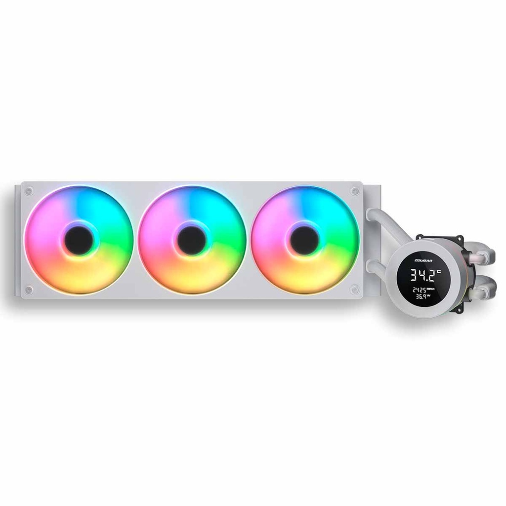 REFRI COUGAR POSEIDON VISTEK ARGB 360 BLANCA LCD 4"