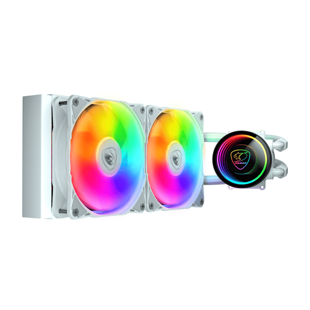 REFRIGERACION COUGAR POSEIDON ELITE ARGB 240 BLANCA