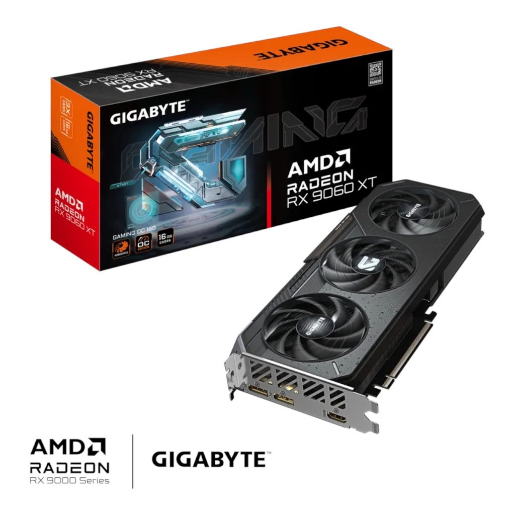 [SPE-4186] 16 GIGAS GIGABYTE AMD RADEON RX 9060 XT GAMING OC 3X