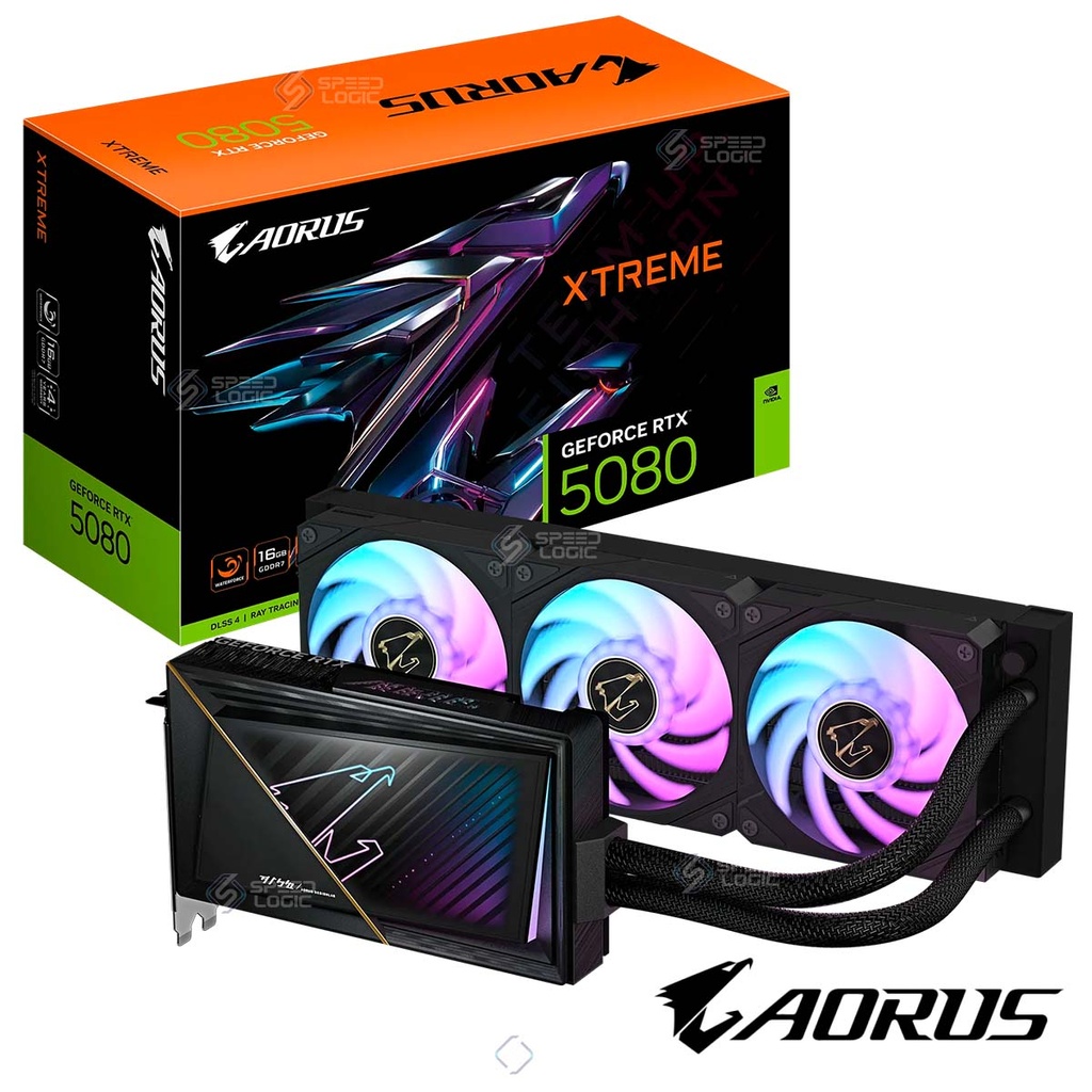 16 GIGAS GIGABYTE GEF RTX 5080 AORUS XTREME WATERFORCE