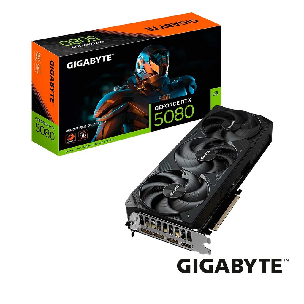 [SPE-3700] 16 GIGAS GIGABYTE GEFORCE RTX 5080 WINF OC SFF 3X