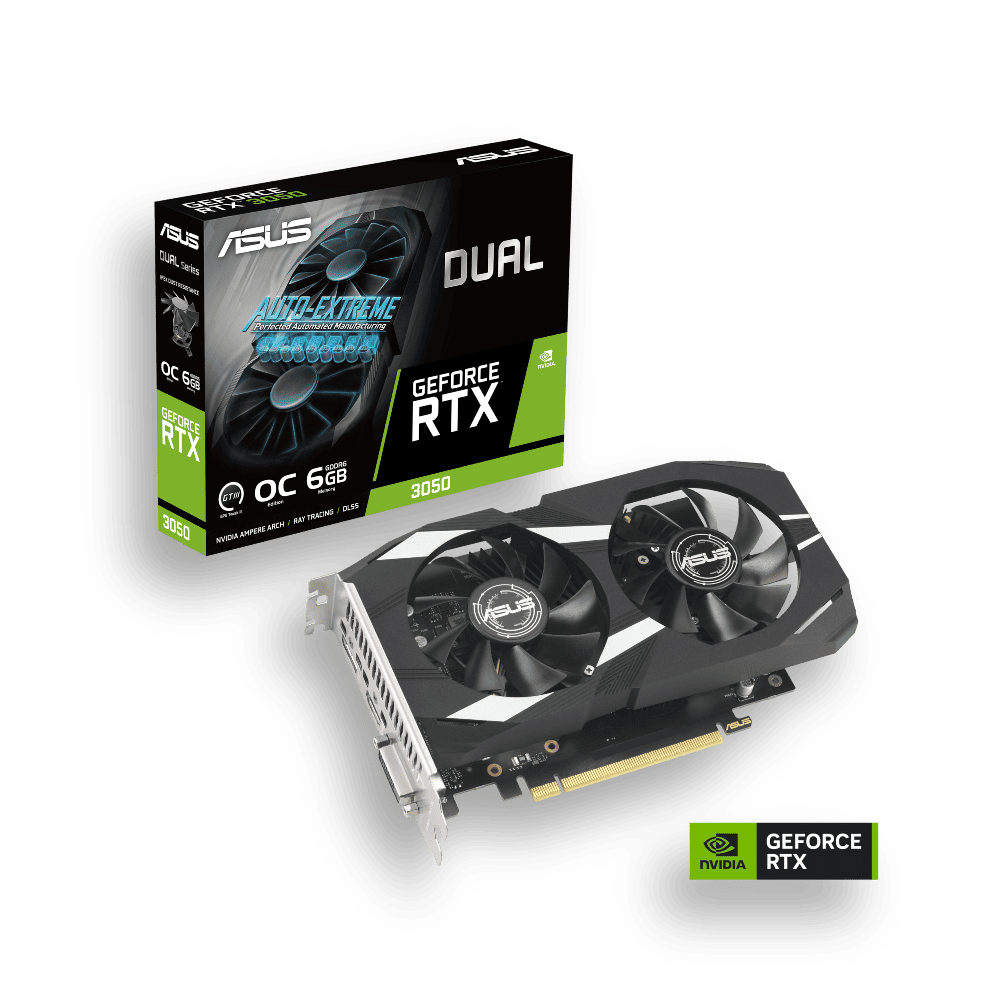 [SPE-3645] 6 GIGAS ASUS GEF RTX 3050 DUAL OC AUTO E