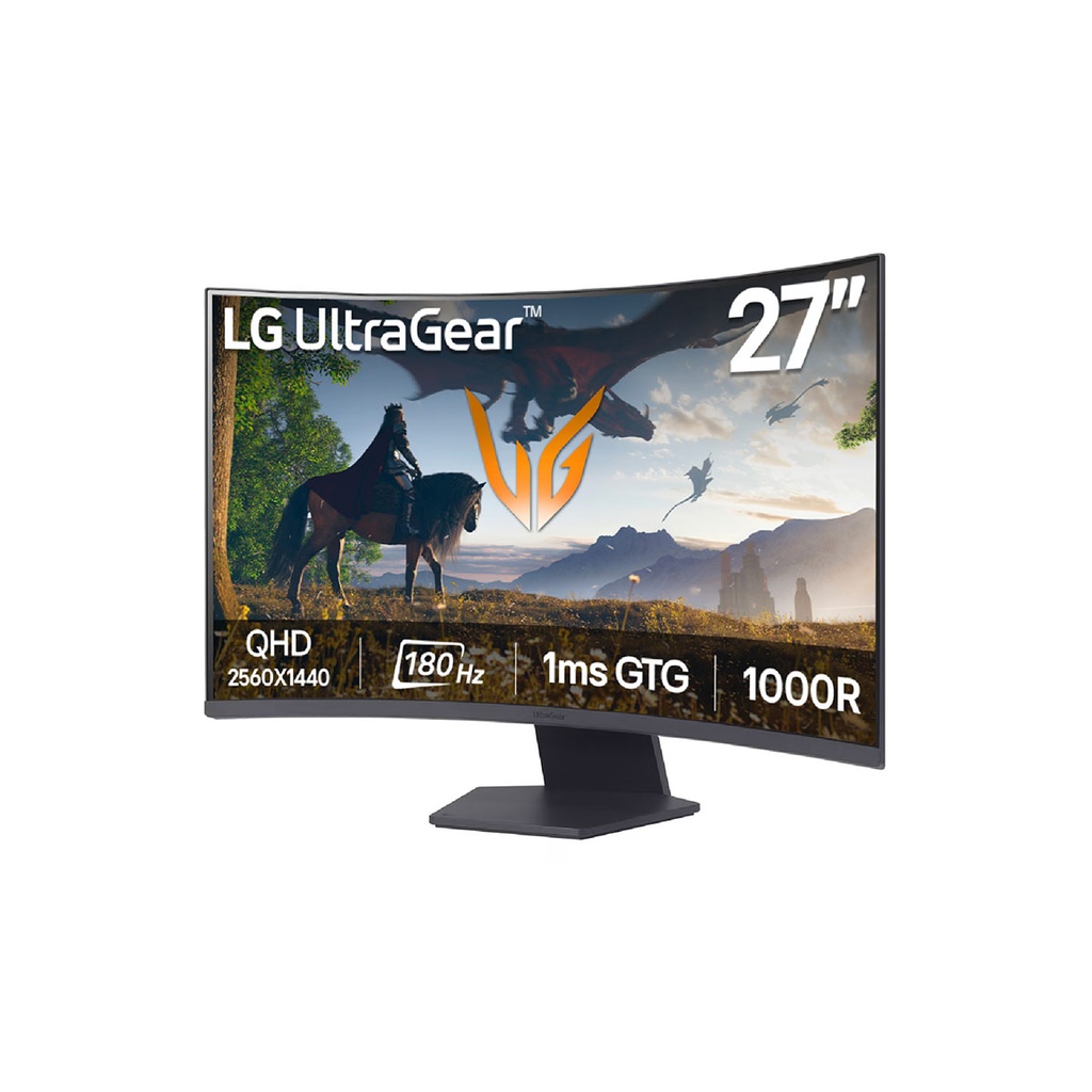 [SPE-15358] LED LG 27" VA 2K QHD CURVO (1ms-180Hz) 27GS60QC-B ULTRAGEAR
