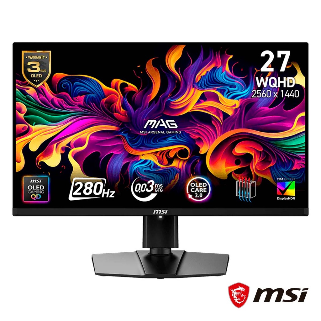[SPE-15422] QD-OLED MSI 27â³ WQHD 2K (0,03ms-280Hz) PIVOT 271QP USB-C