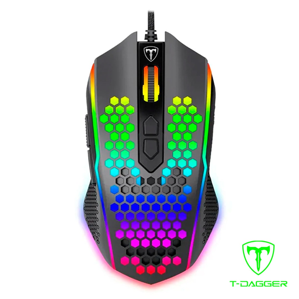 [SPE-19296] MOUSE T-DAGGER IMPERIAL LITE NEGRO (T-TGM310-LIT) RGB