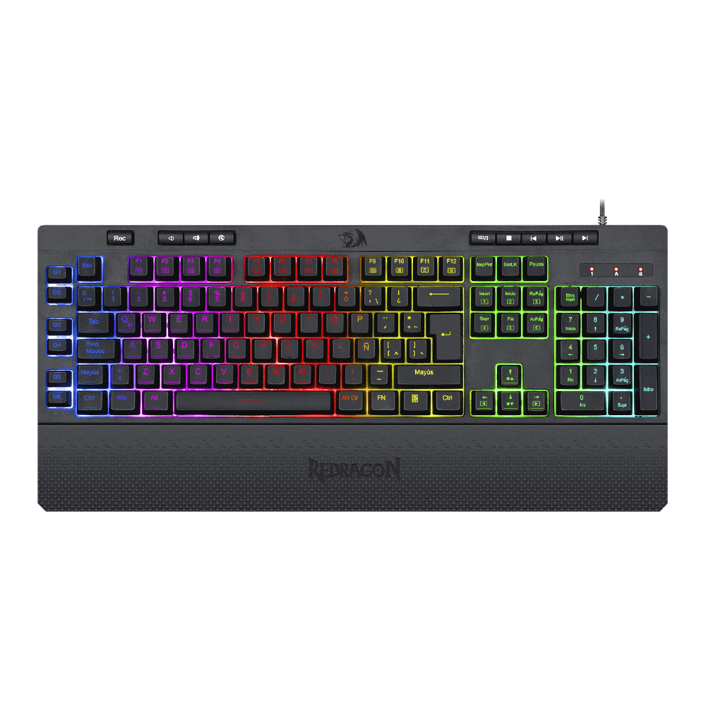 [SPE-20103] TECLADO REDRAGON K512 SHIVA RGB NEGRO