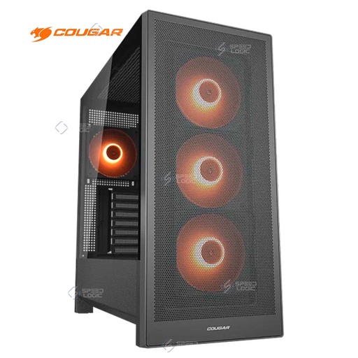 CAJA COUGAR MX230 VID. TEMP. + 4 ARGB NEGRA