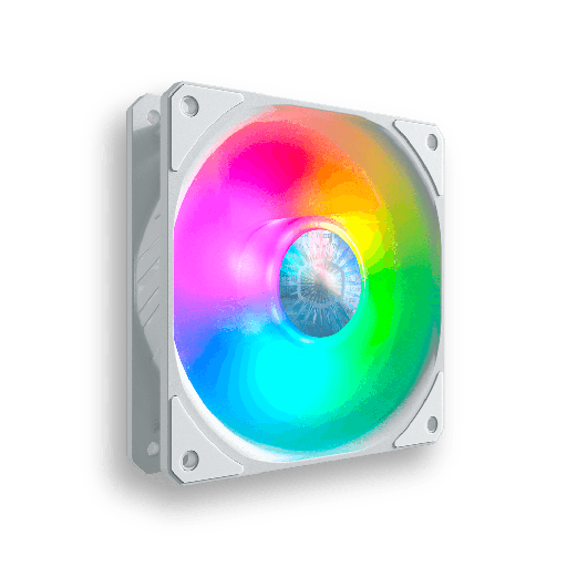 VENTILADOR COOLER MASTER SICKLEFLOW 120 ARGB BLANCO
