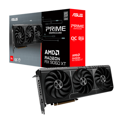 8 GIGAS ASUS PRIME AMD RADEON RX 9060XT OC 3 FAN