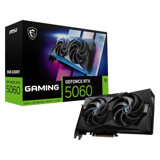 8 GIGAS MSI GEFORCE RTX-5060 GAMING OC 2X