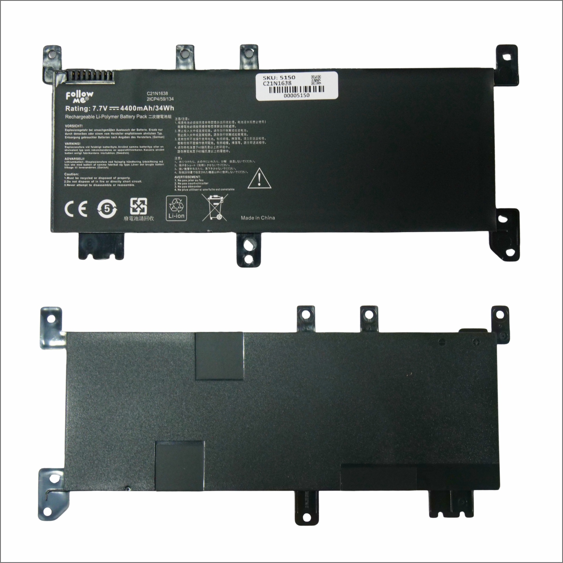 Batería Portátil Asus X442UQ / X442UN-AH8203T