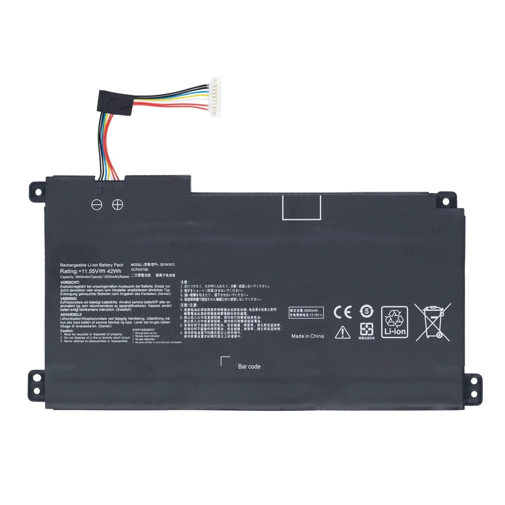 Batería para Portátil Asus E410 E410M B31N1912 - C31N1912