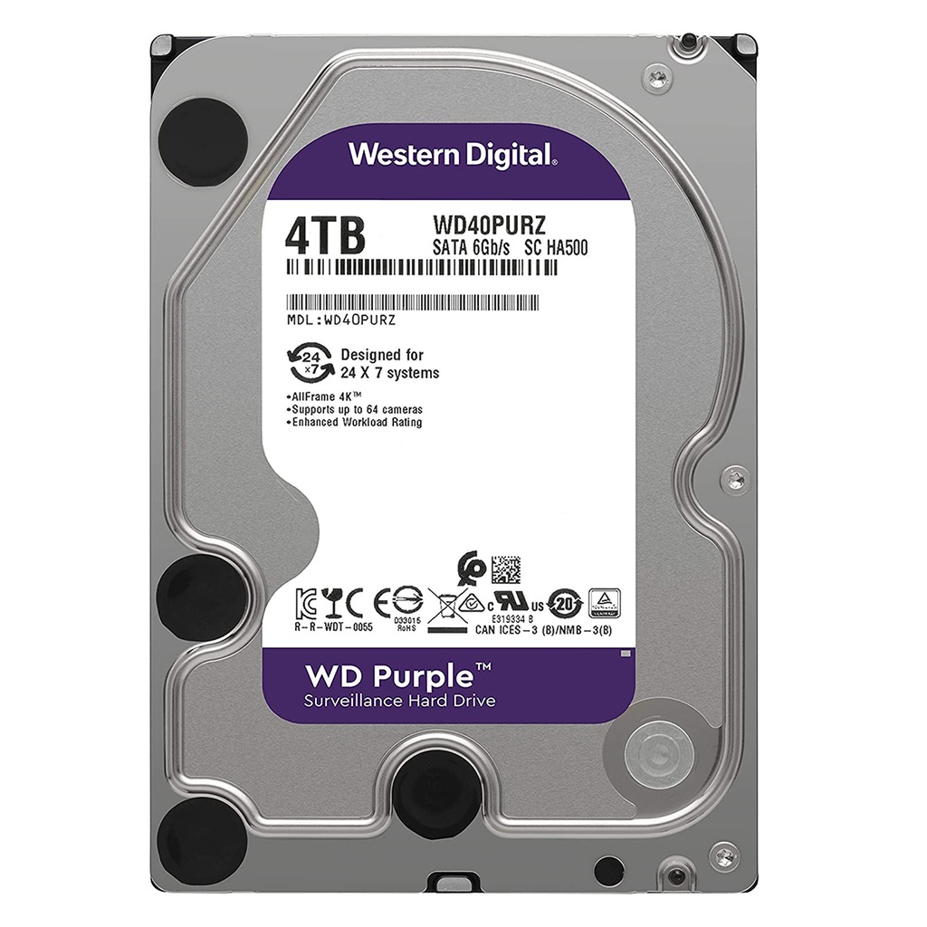 Disco Pc HDD 4Tb Western Digital purble WD43PURZ