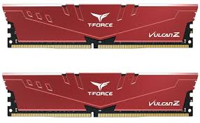 KIT RAM (2X8) 16GB DDR4 3200MHZ TEAMGROUP VULCANZ T-FORCE ROJA