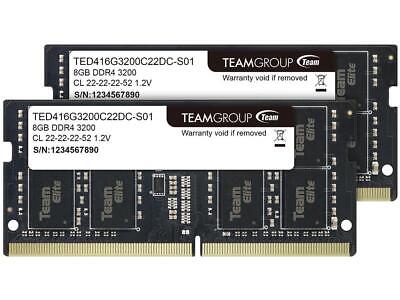 RAM PORTATIL DDR4 8GB 3200MHz Single TEAMGROUP Elite