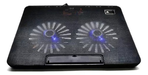 Base Refrigerante Doble Ventilador A2 | Silencioso | 2 Usb Color Negro