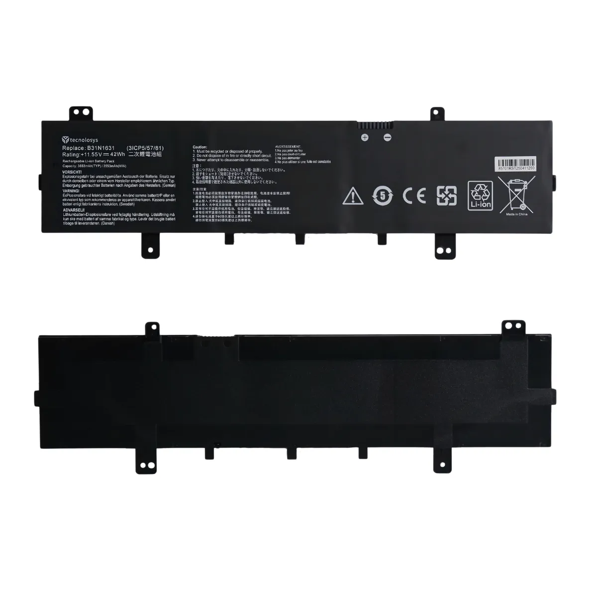 Bateria Asus Vivobook 15 X505ba X505bp X505za B31n1631