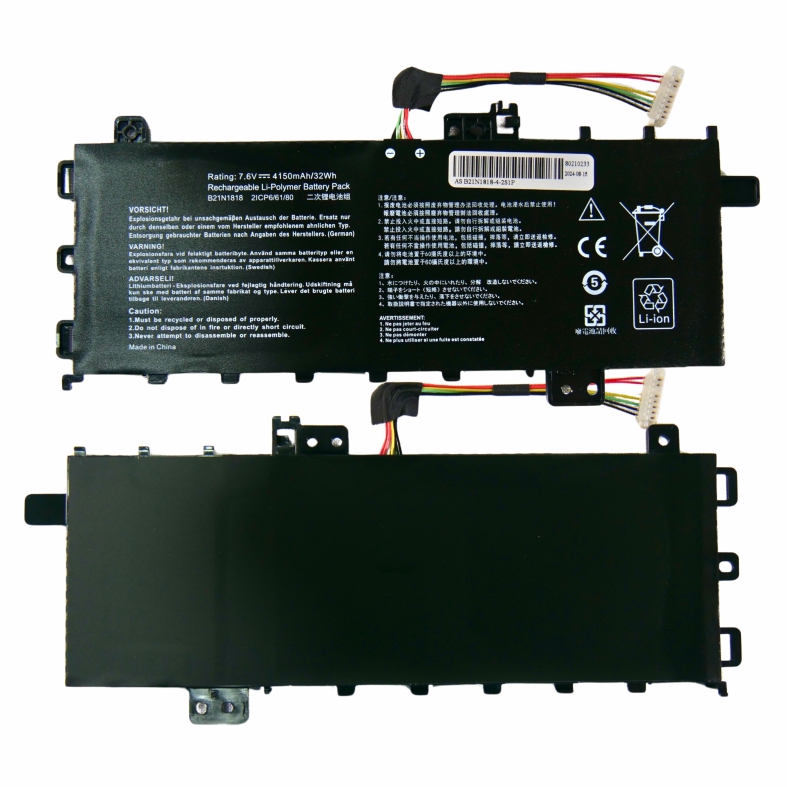 Batería Asus Vivobook X512DA F512FA F512DA-SH31 X512FA X512FB X512FL MODELO: B21N1818-1 B21N1818