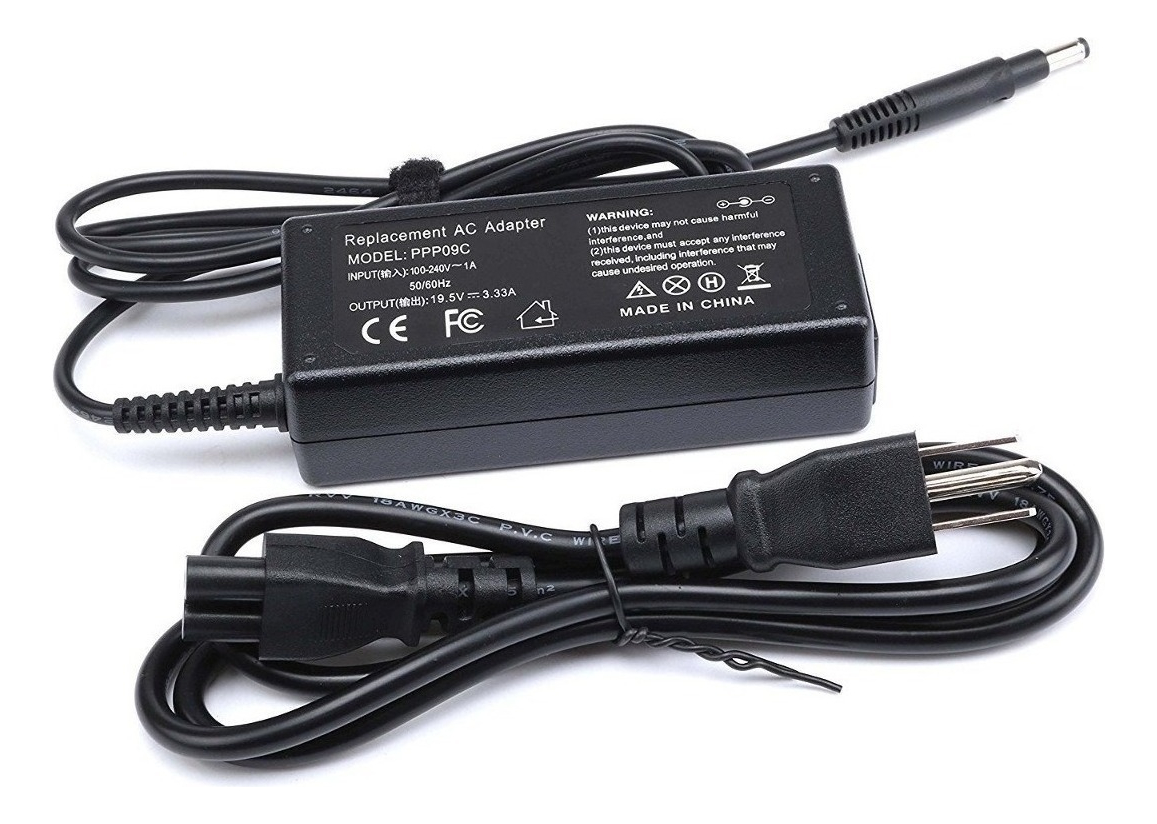 CARGADOR PORTATIL HP SPECTRA 19.5V 3.33 AMP 4.8*1.7MM HOMOLOGADO