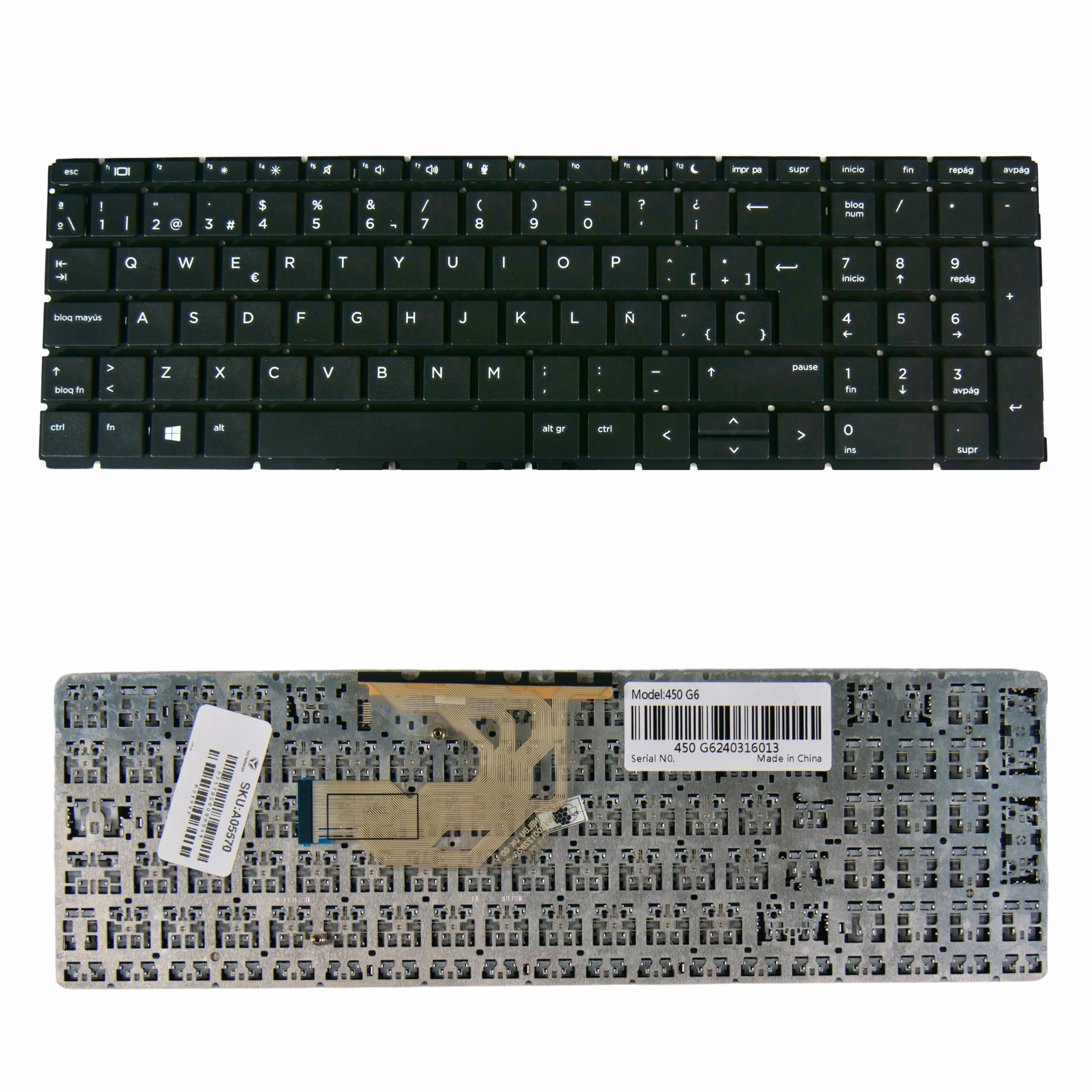 TECLADO HP PROBOOK 450 G6 455 G6 450R G6 450 G7 NUMERICO