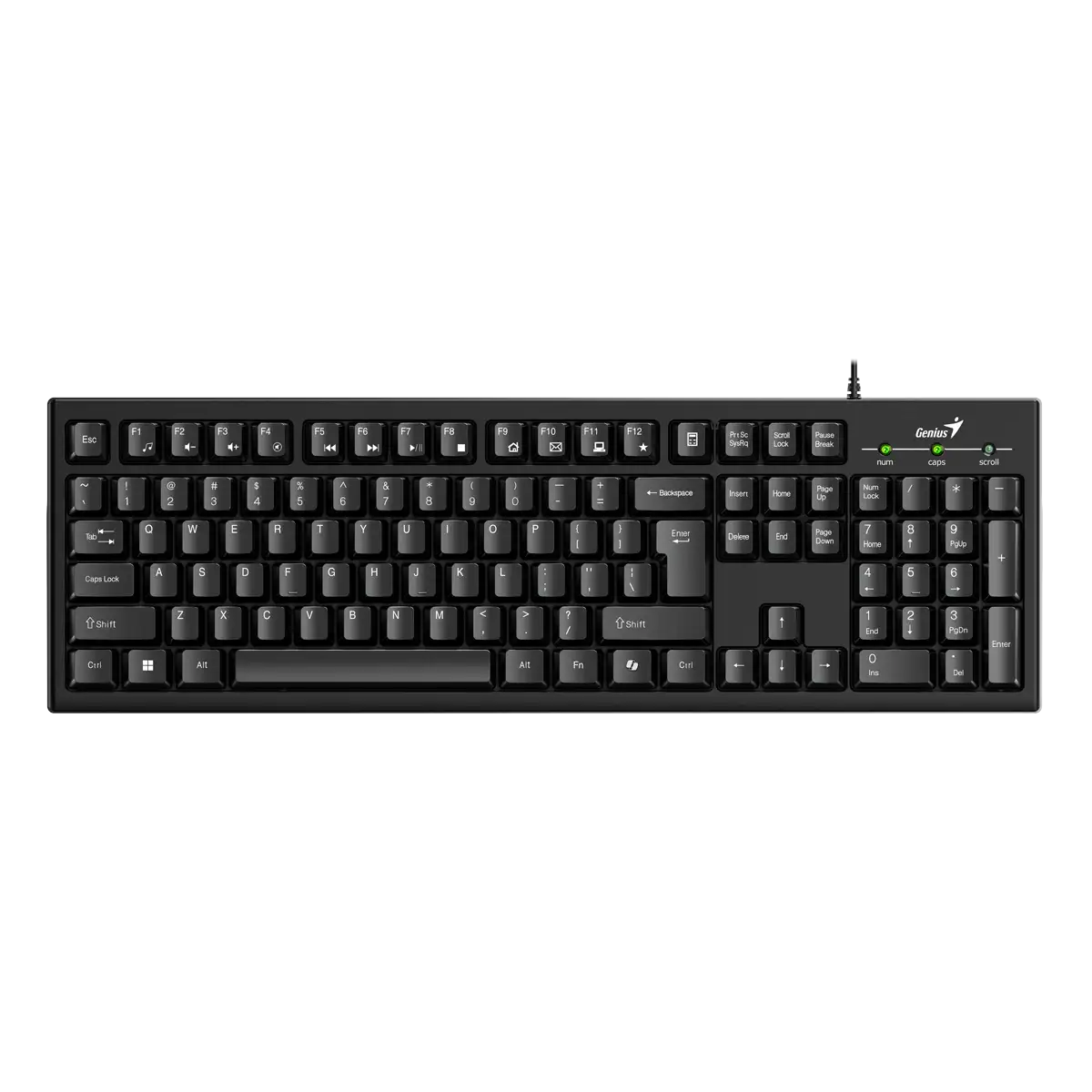 Teclado Genius Smart KB-100 USB Negro Resistente a Liquidos