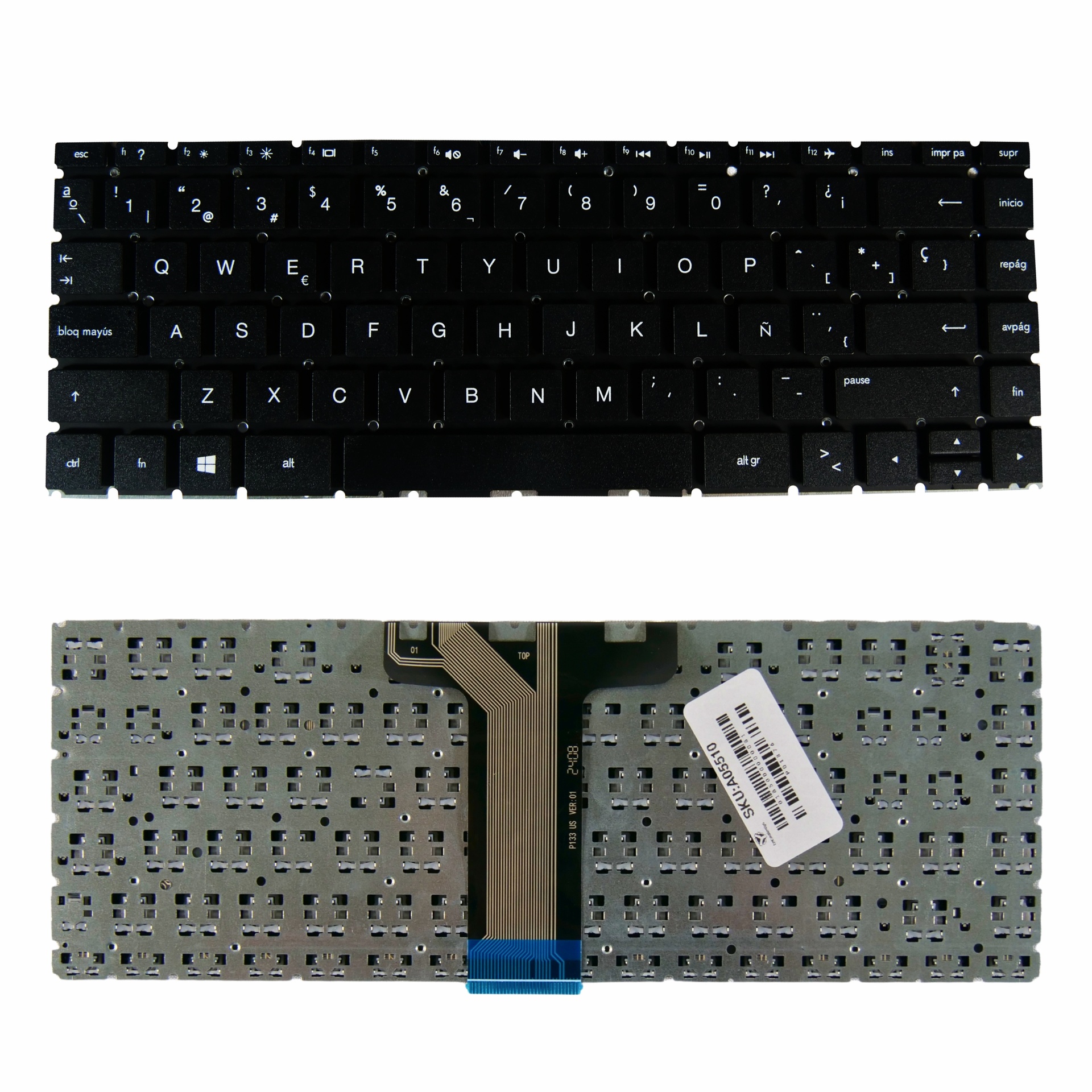 Teclado Hp 14-BS 14-BP 14-BW 14-CK 14-CF 14-BA 14-CF 245 G6 240 G6 NEGRO