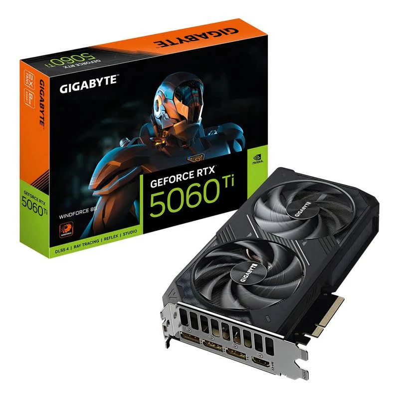 Tarjeta Gráfica Gigabyte Rtx 5060 Ti 8gb Gddr7